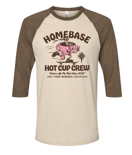 Hot Cup Crew Baseball T-Shirt