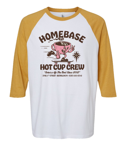 Hot Cup Crew Baseball T-Shirt