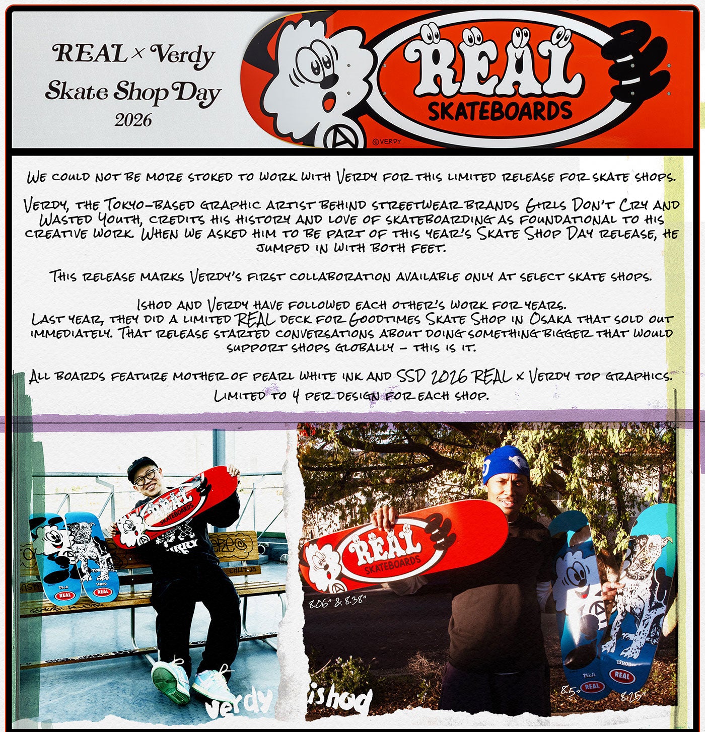 Real Verdy Ishod SSD26 Deck 8.25