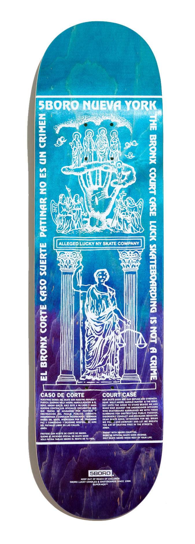 5Boro Lucky Candle Bronx Deck 8.125