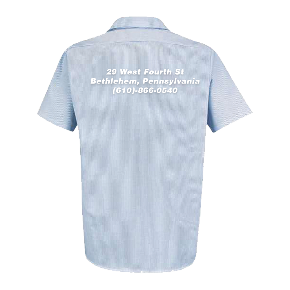 Where The Heart Is Embroidered Work Shirt