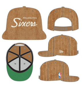 950 Sixers Cordscript Snapback Hat