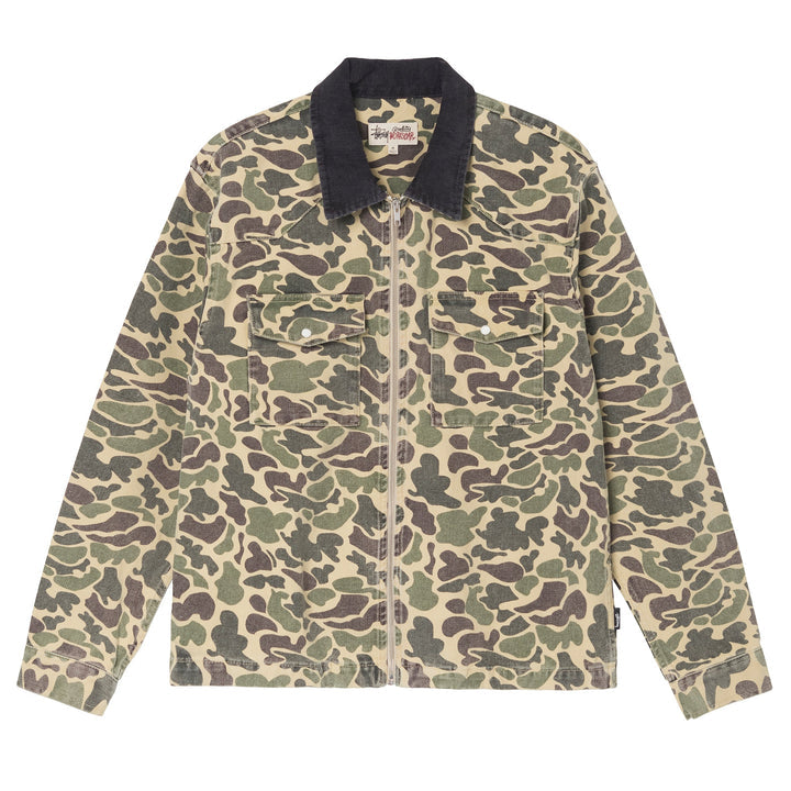 Washed Canvas Work Shirt