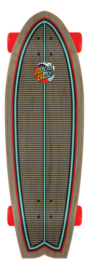 Santa Cruz Classic Wave Splice Shark Cruzer Complete 8.8