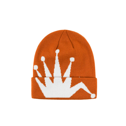 Crown Jacquard Cuff Beanie