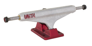 Independent Delfino Silver Red Stage 11 STD Hollow Trucks 144
