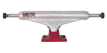 Load image into Gallery viewer, Independent Delfino Silver Red Stage 11 STD Hollow Trucks 144
