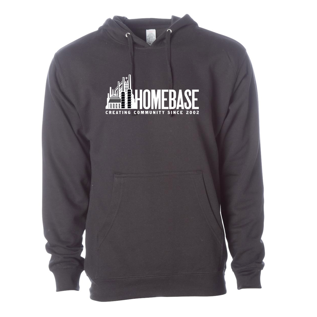 HB Steel Adult Hoodie, Black