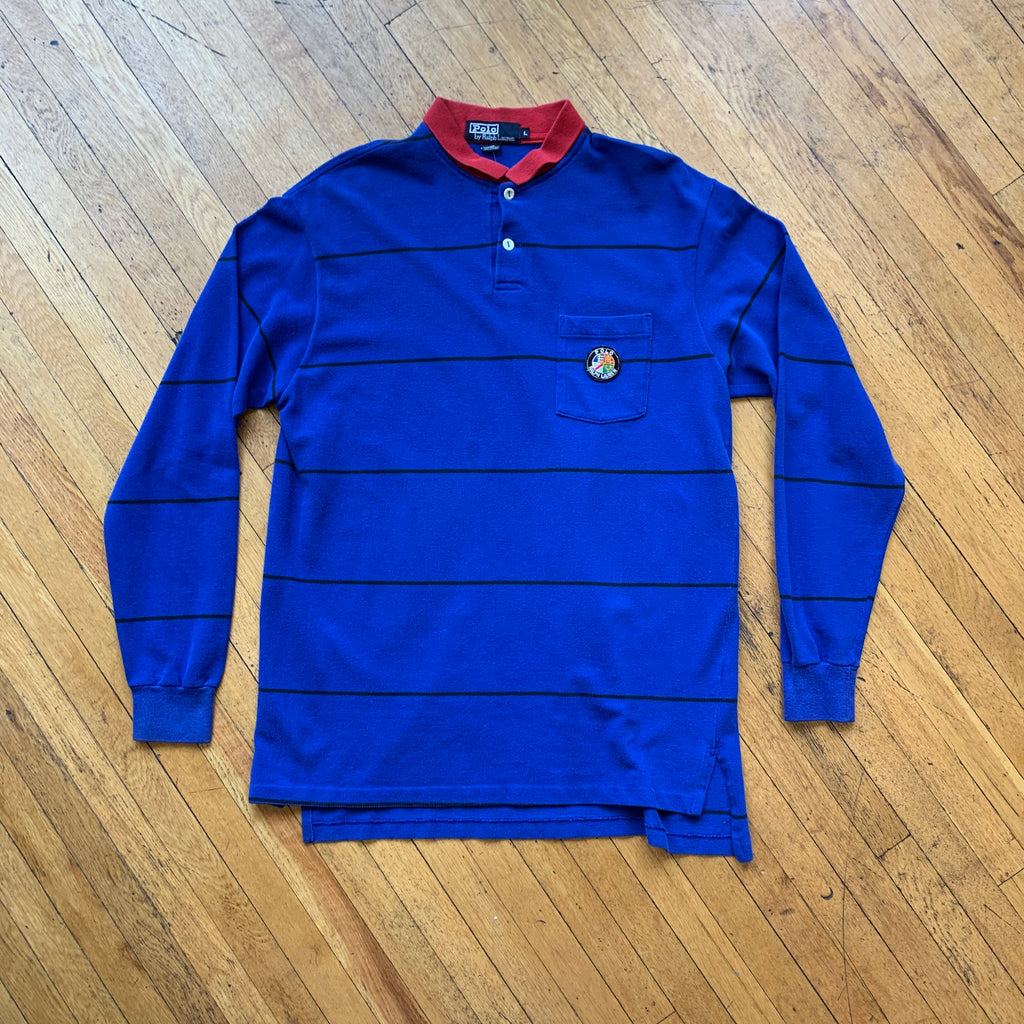 Polo RL Cookie Patch LS Polo Top