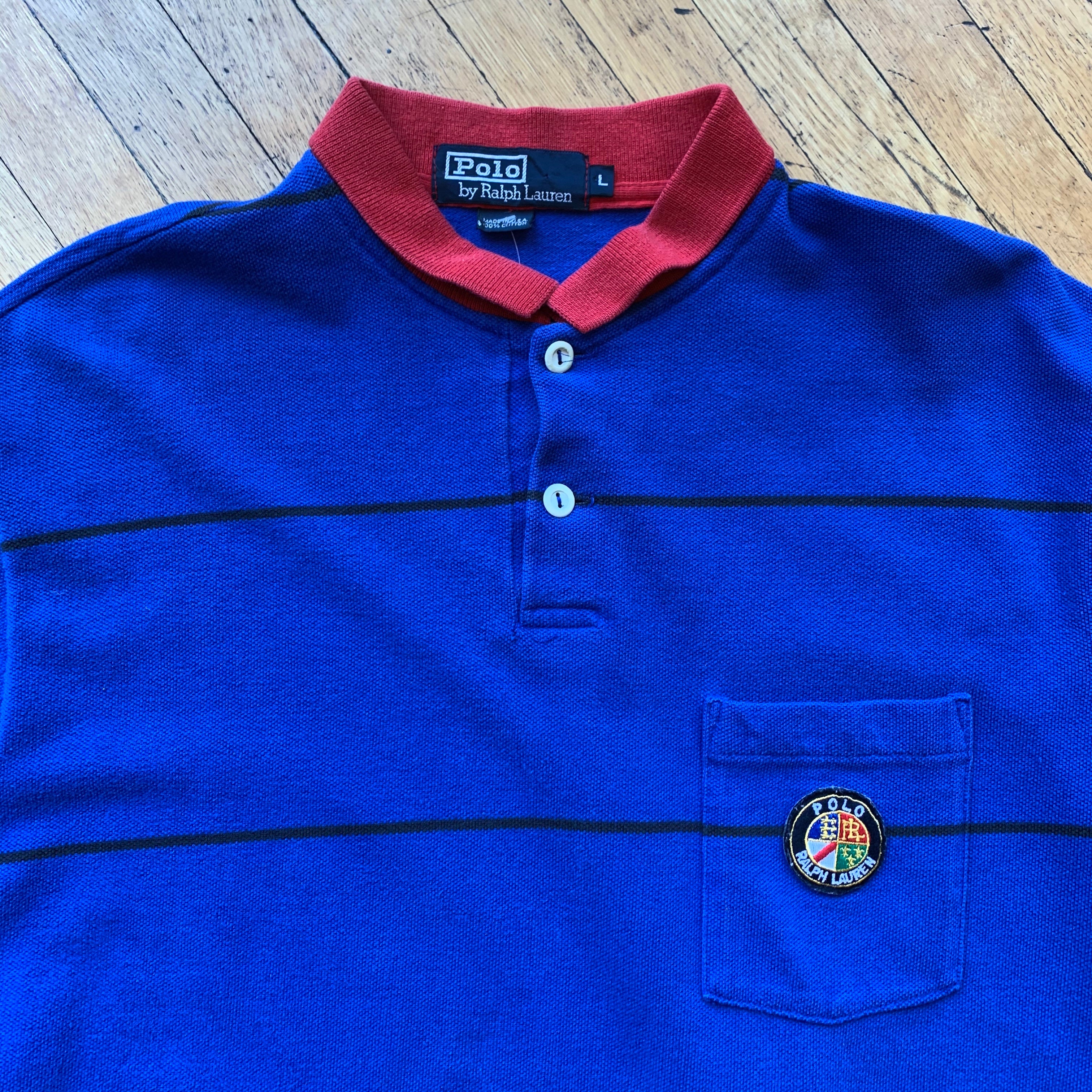 Polo RL Cookie Patch LS Polo Top