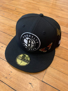 59Fifty Brooklyn Nets FELT Butterfly Embroidered Cap