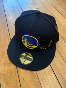 59Fifty Golden State Warriers FELT Butterfly Embroidered Cap