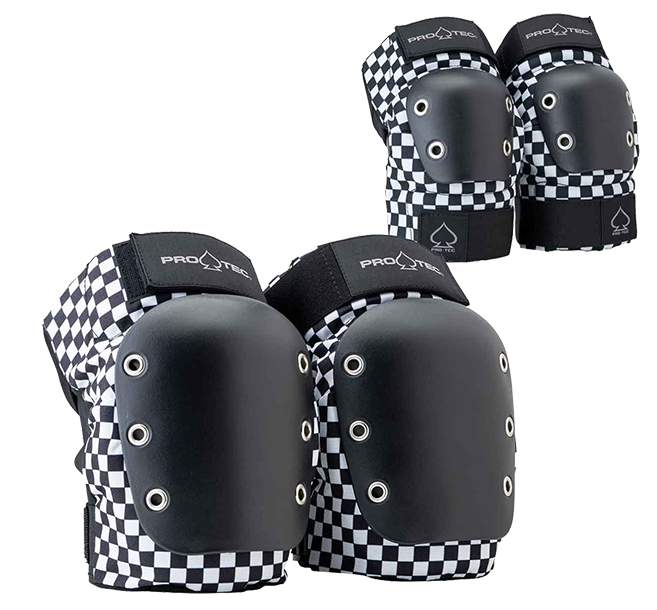 Protec Knee Elbow Open Back Pad Set