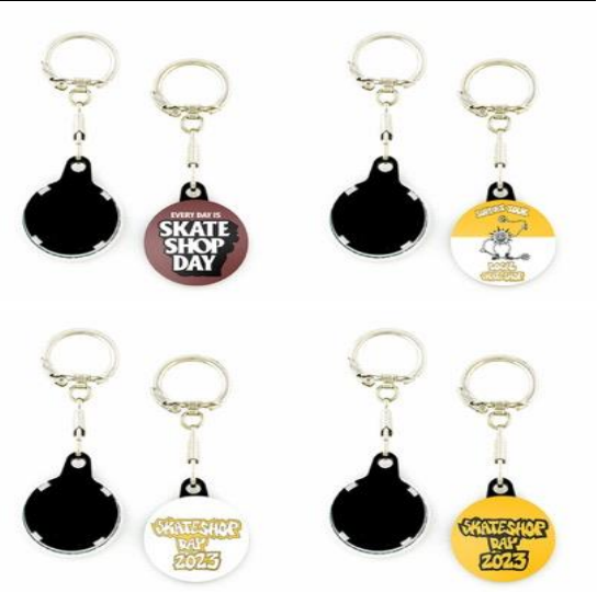 Skate Shop Day Keychain