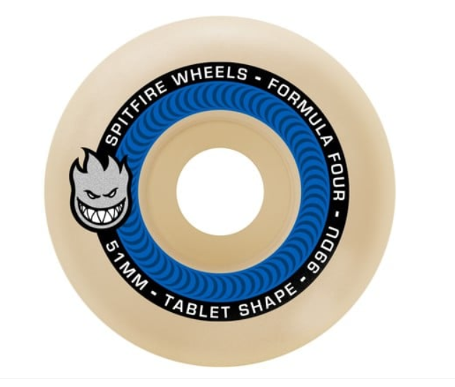 Spitfire Formula Four 99a 52mm Tablet Wheels