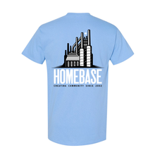Load image into Gallery viewer, Steel Stacked T-Shirt, Carolina Blue