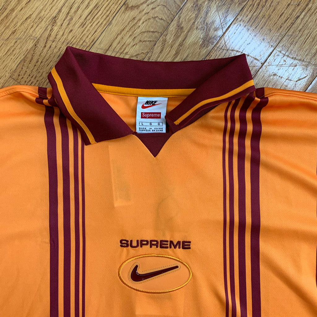 Supreme x Nike Jewel Striped Soccer Jersey