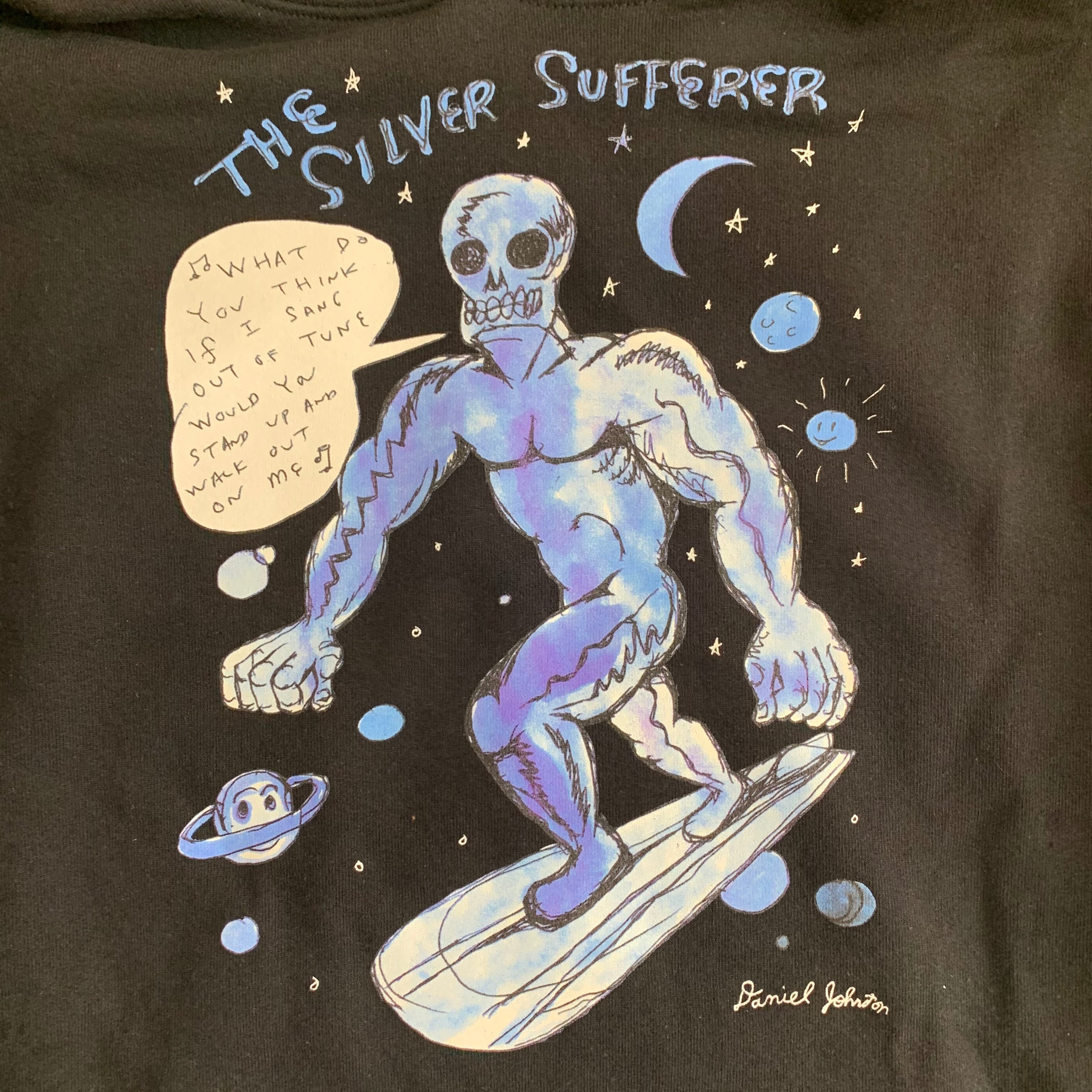 Supreme SS20 Daniel Johnston Silver Surfer Hoodie