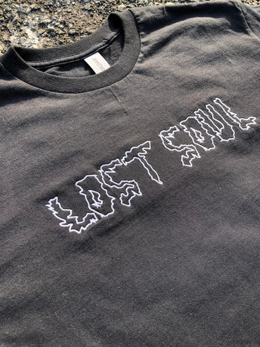 Manic Script Embroidered T-Shirt