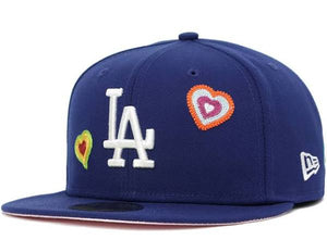 Los Angeles Dodgers Chainstitch Hearts 59fifty Fitted Hat
