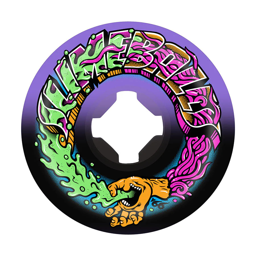 Greetings Speed Balls Purple Black 99a Slime Ball Wheels 53mm